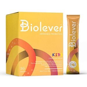 Probiotics for Kids Drinkable Powder with Prebiotics | Dr. Formulated to Support Daily Digestion and Immune Health | Flavorless, Colorant Free,…