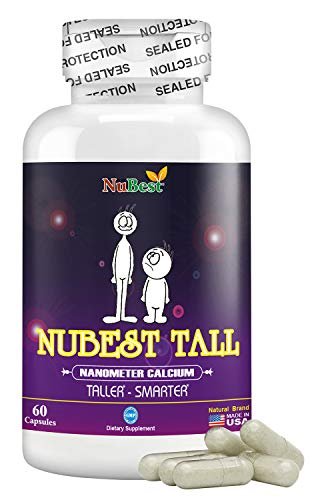 Maximum Natural Height Growth Formula – NuBest Tall 60 Veggie Capsules – Herbal Peak Height Pills – Grow Taller Supplements – Nanometer Calcium – Doctor Recommended - Image 3