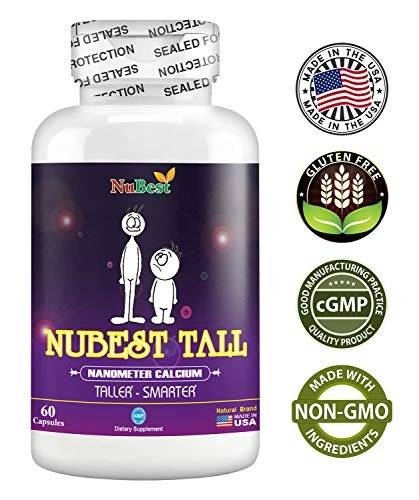 Maximum Natural Height Growth Formula – NuBest Tall 60 Veggie Capsules – Herbal Peak Height Pills – Grow Taller Supplements – Nanometer Calcium – Doctor Recommended - Image 2